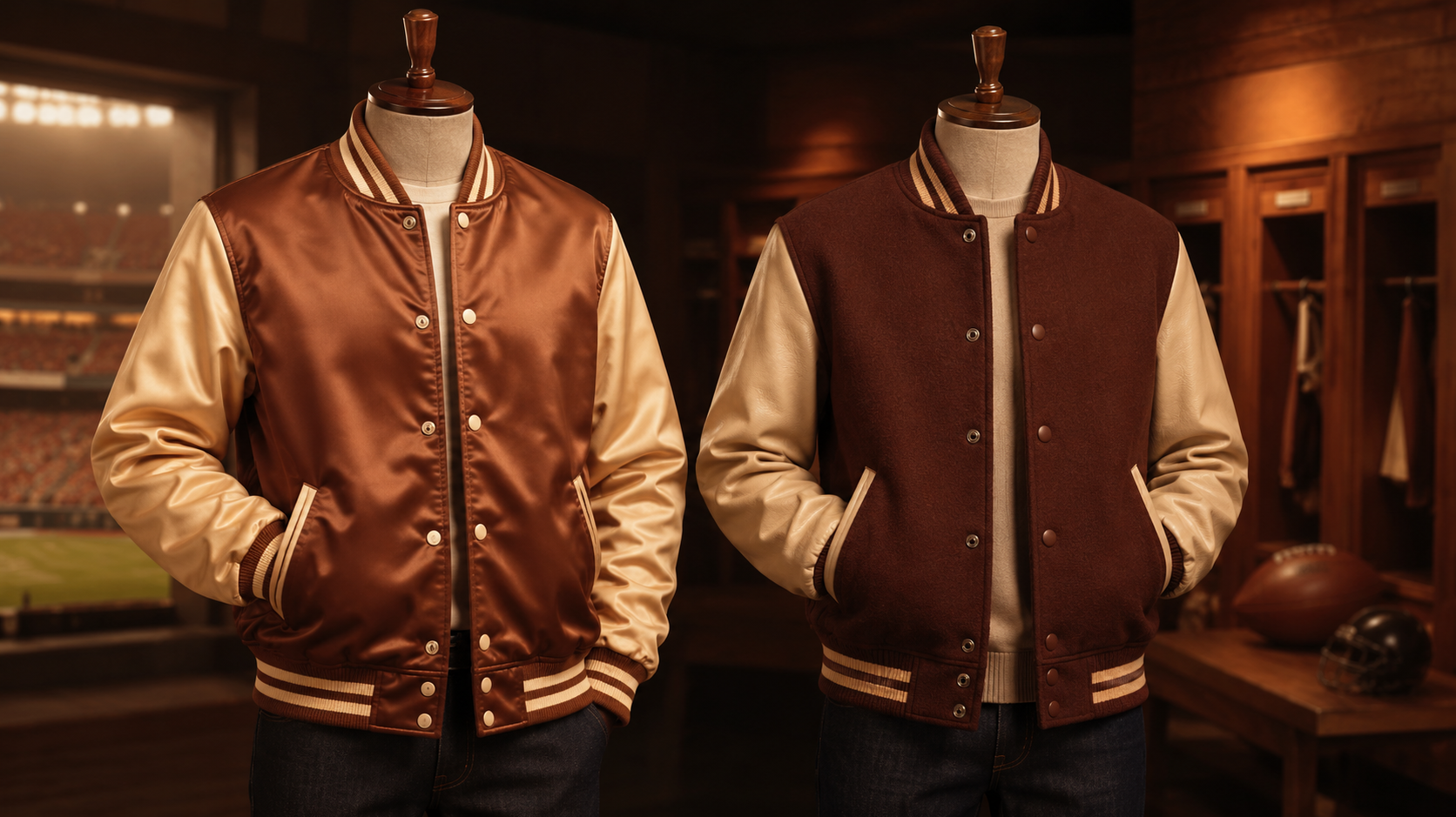 NFL Varsity Jacket vs NFL Letterman Jacket