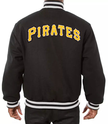 Pittsburgh Pirates Black Full Wool Varsity Jacket – MLB Fan Gear