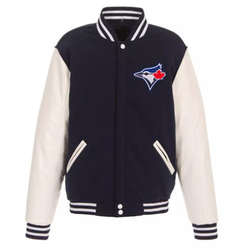 MLB Toronto Blue Jays Letterman Varsity Jacket – Available in 3 Colours