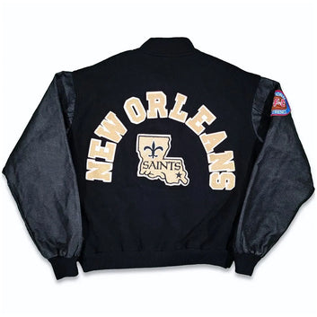 80’s New Orleans Saints Varsity Jacket  - NFL