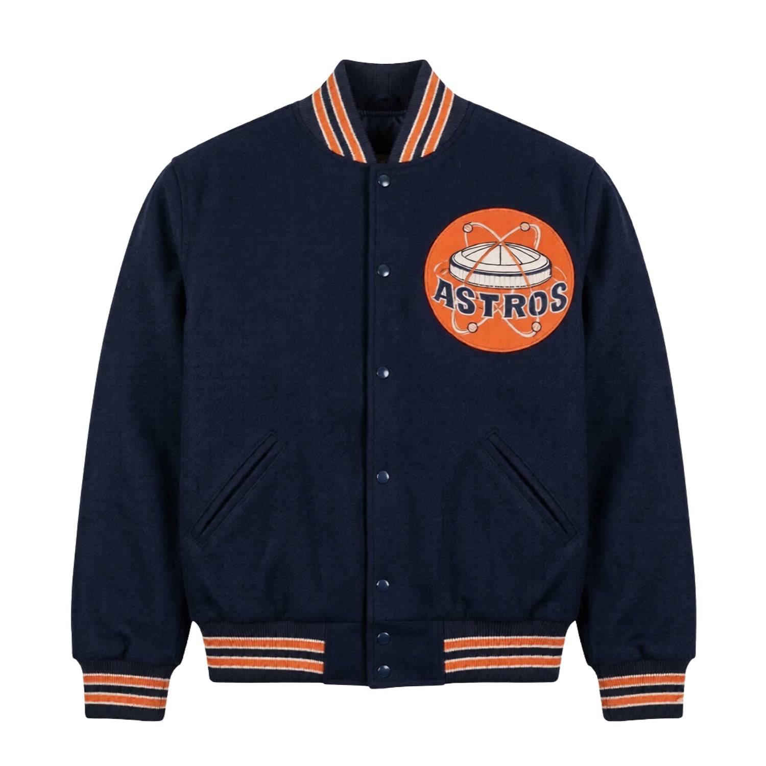 MLB Men's Houston Astros Black Varsity Jacket