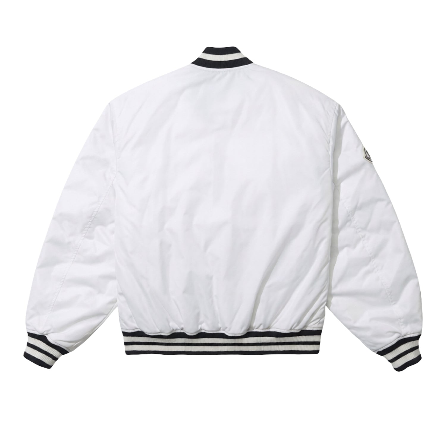 MLB Men's New York Yankees White Varsity Jacket (Back)