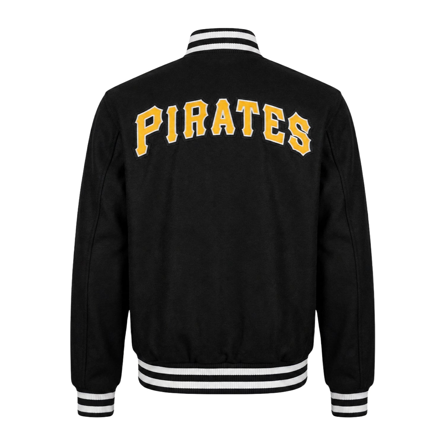 MLB Men's Pittsburgh Pirates Premium Wool Varsity Jacket (Back)
