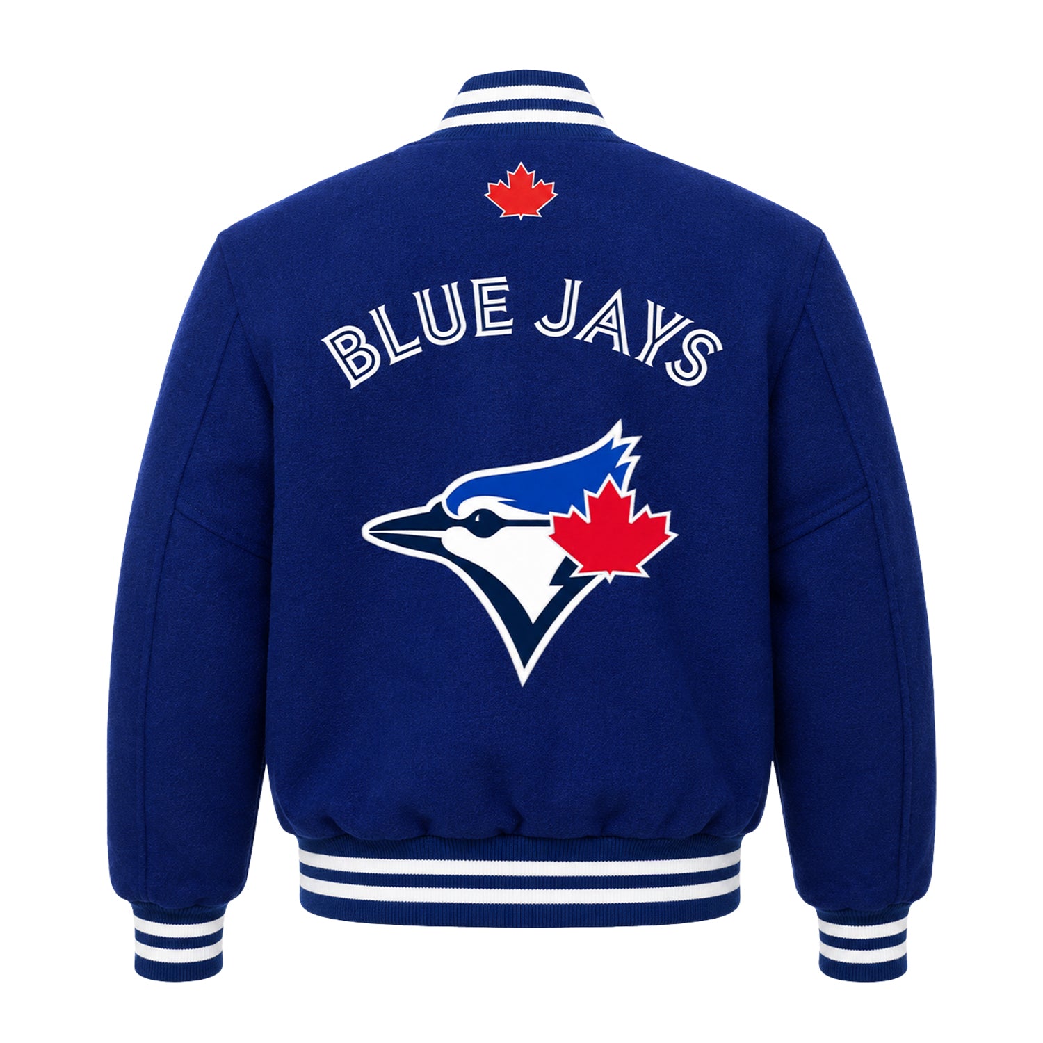 MLB Women's Toronto Royal Blue Jays Varsity Jacket (Back)