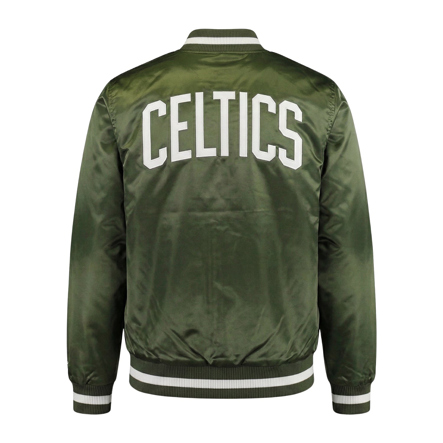 NBA Men's Boston Celtics Green Varsity Jacket (Back)