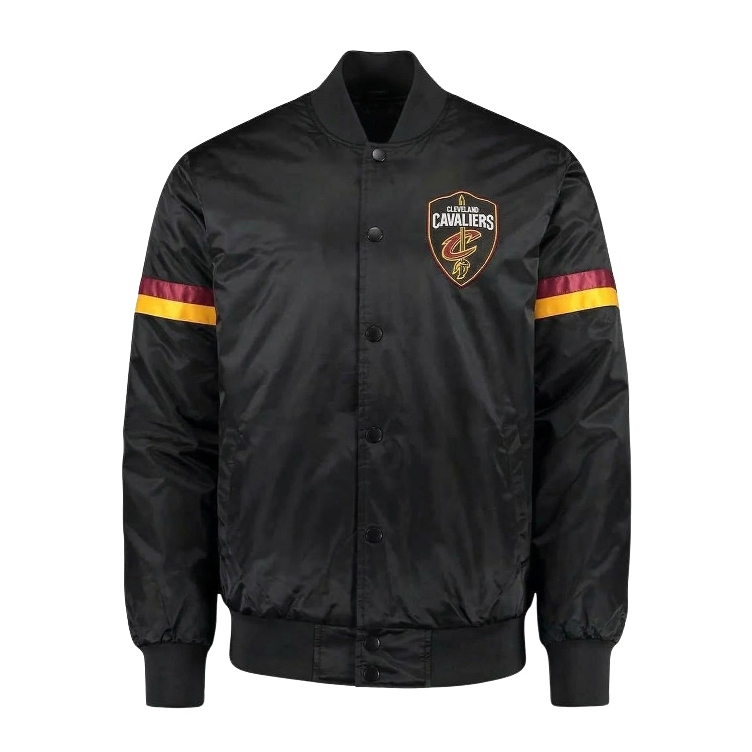 NBA Men's Cleveland Cavaliers Black Varsity Jacket