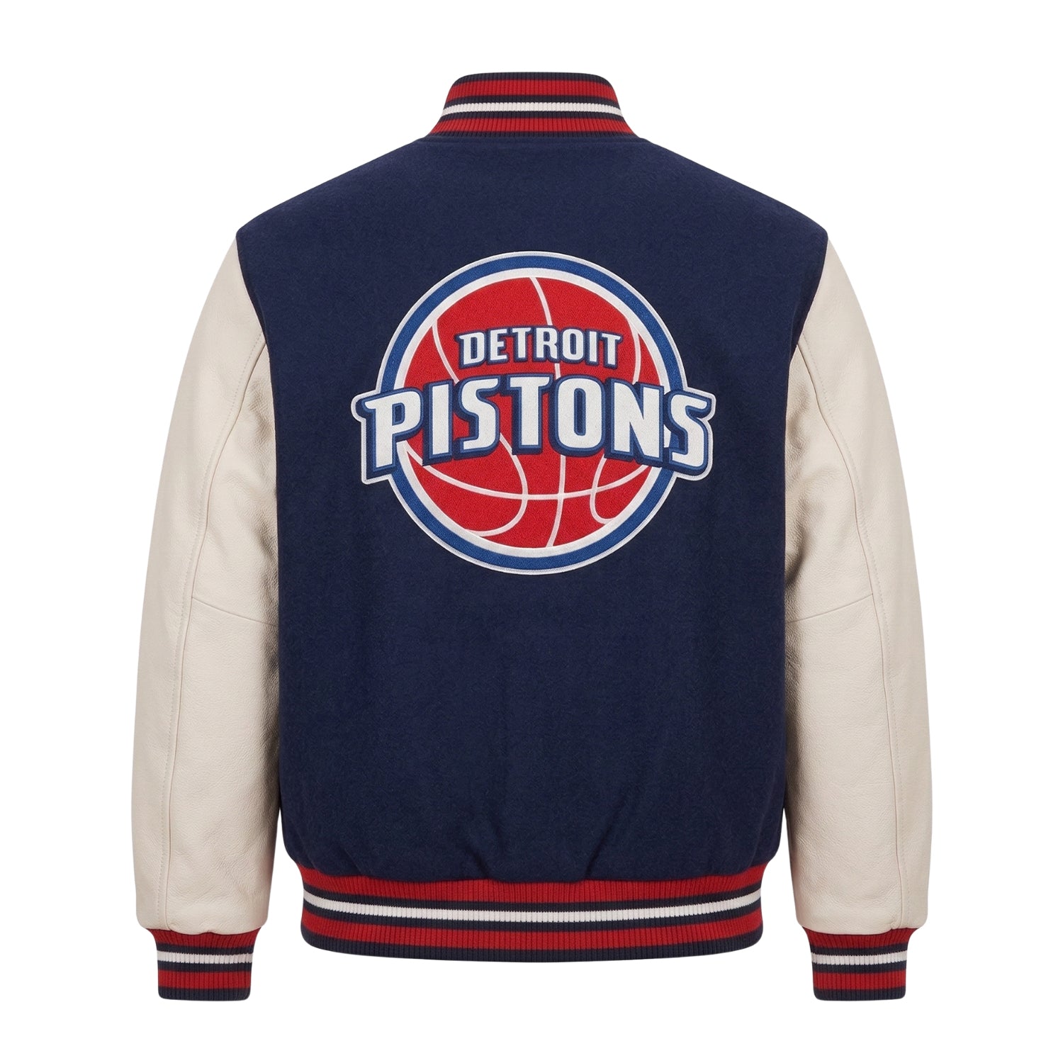 NBA Men's Detroit Pistons Varsity Jacket (Back)