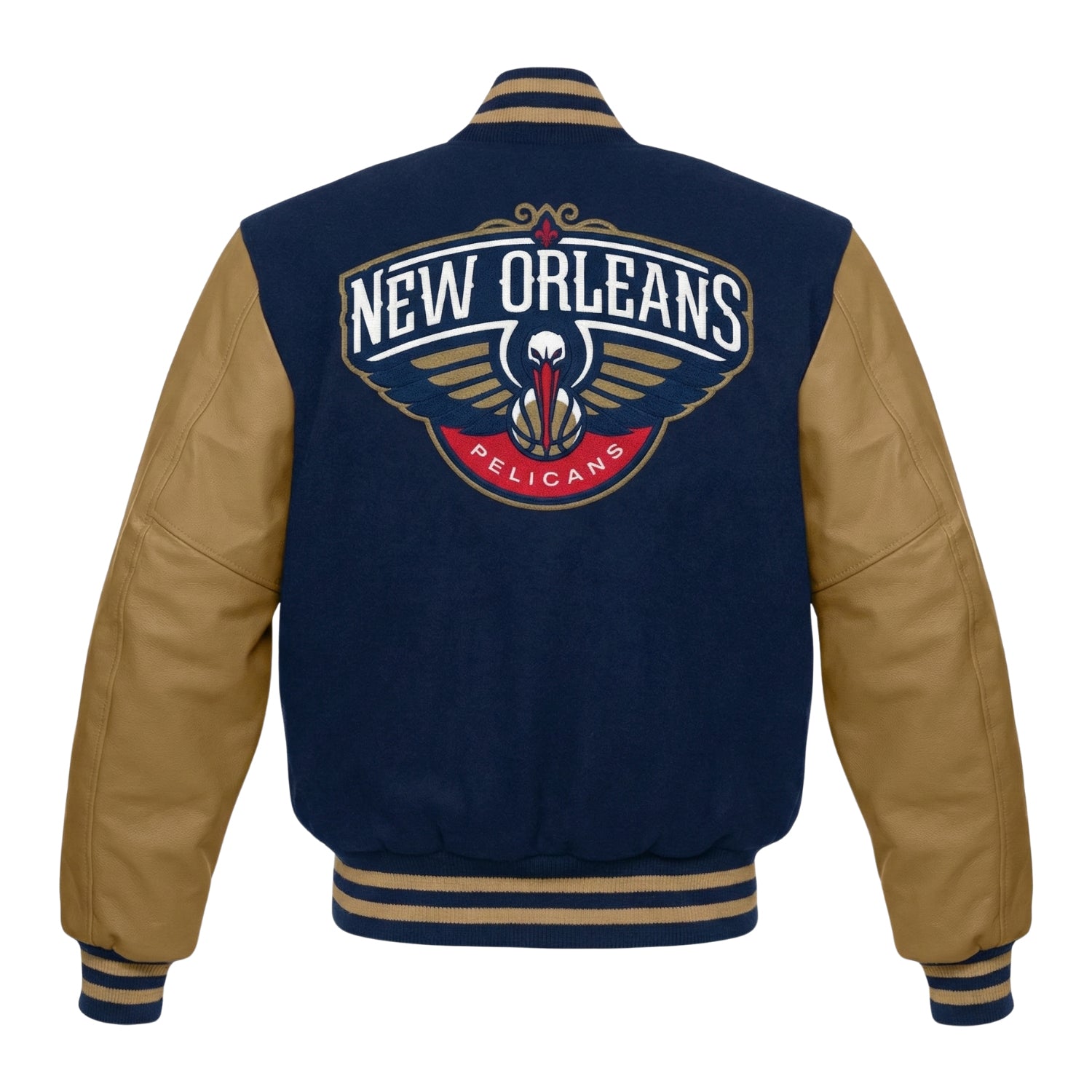 NBA Men's New Orleans Pelicans Varsity Jacket (Back)