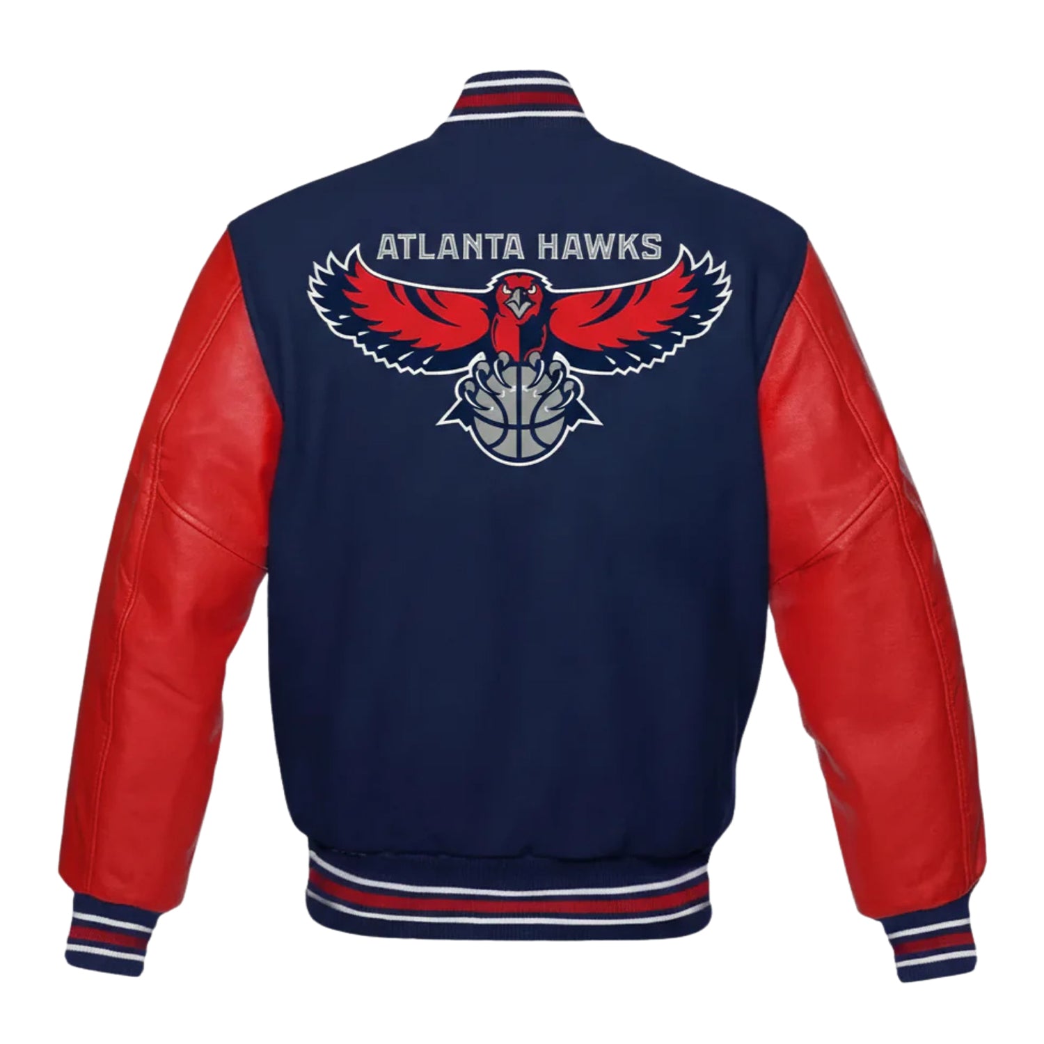NBA Kid's Atlanta Hawks Varsity Jacket (Back)