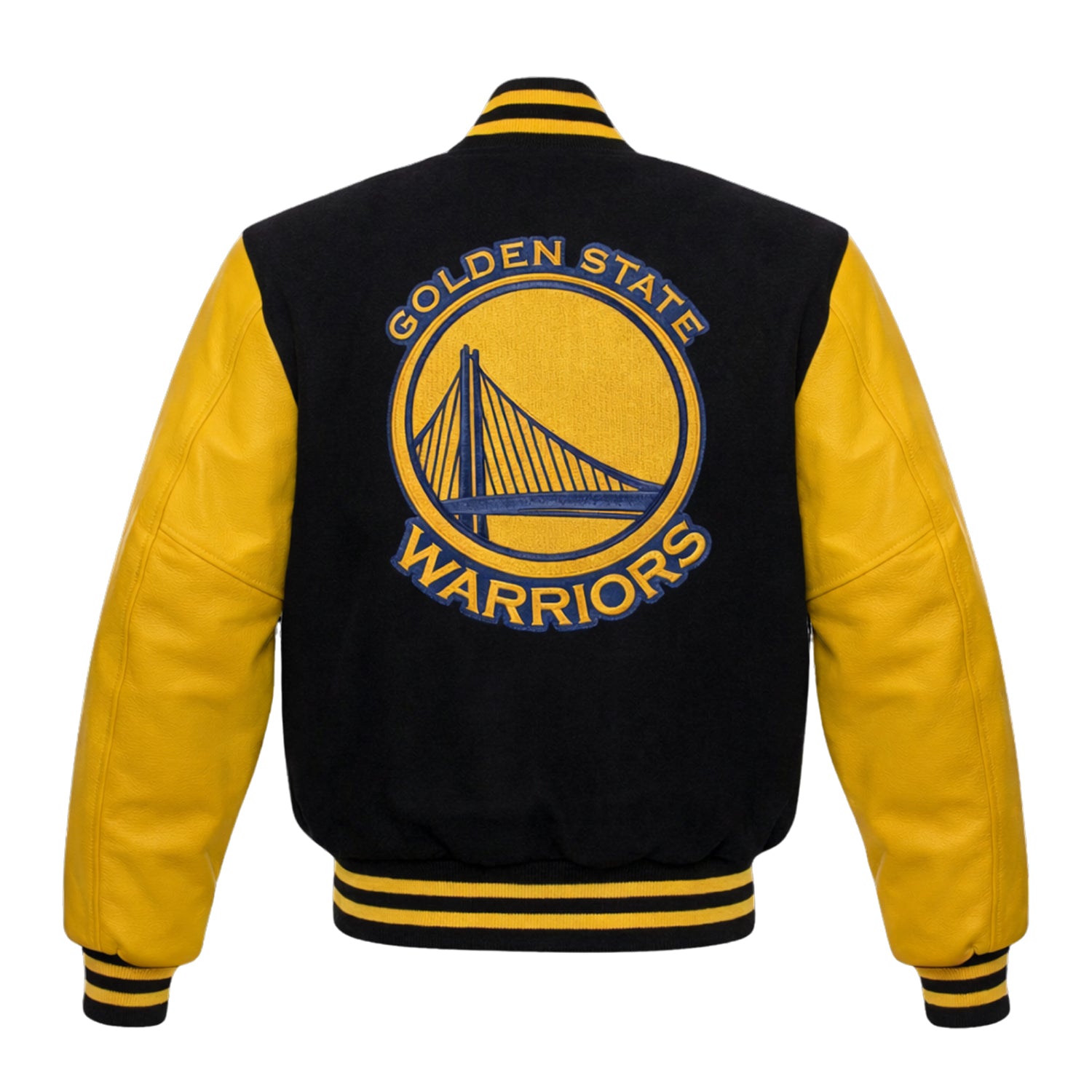 NBA Men's Golden State Warriors Varsity Jacket (Back)
