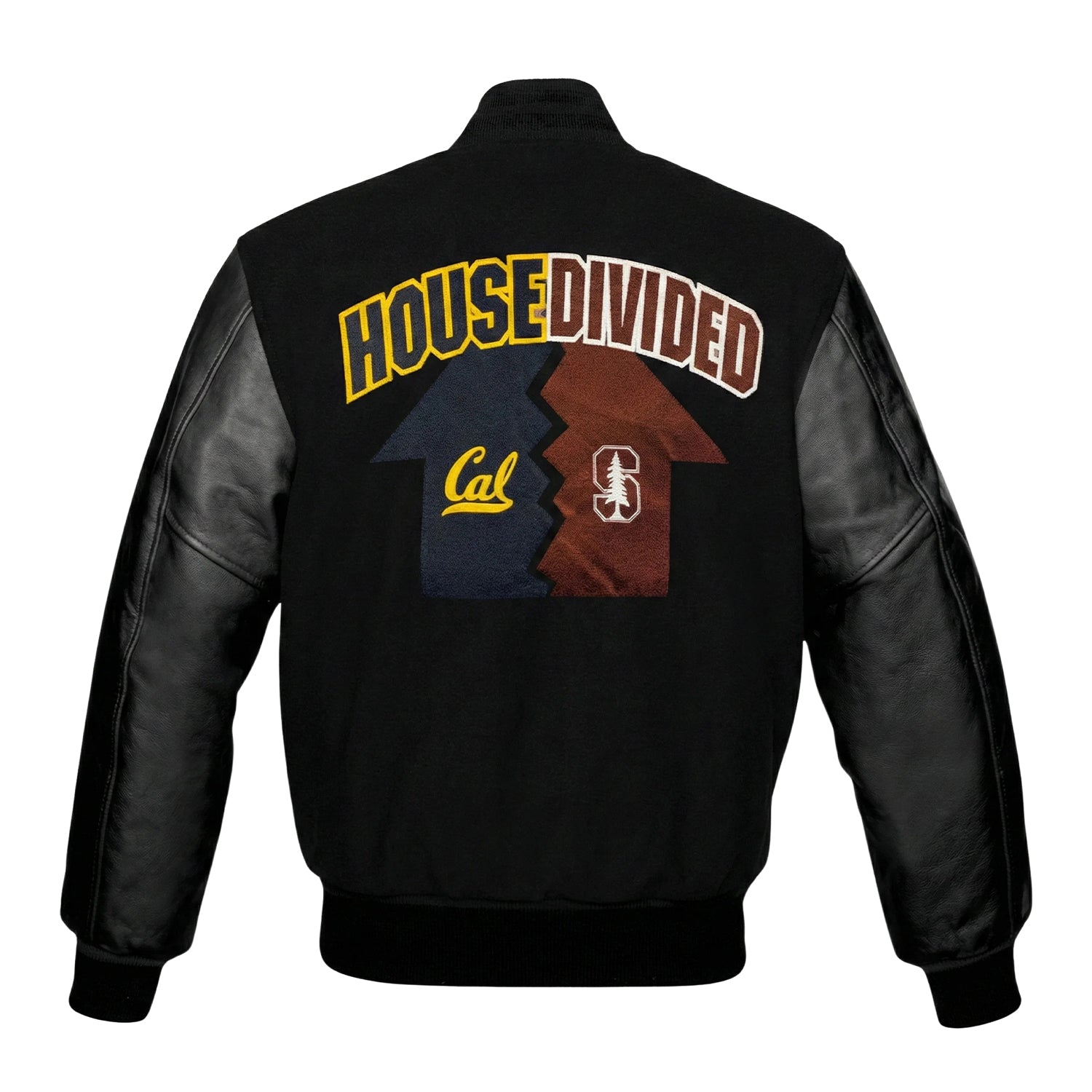 NBA Women's House Divided Two Custom Varsity Jacket (Back)