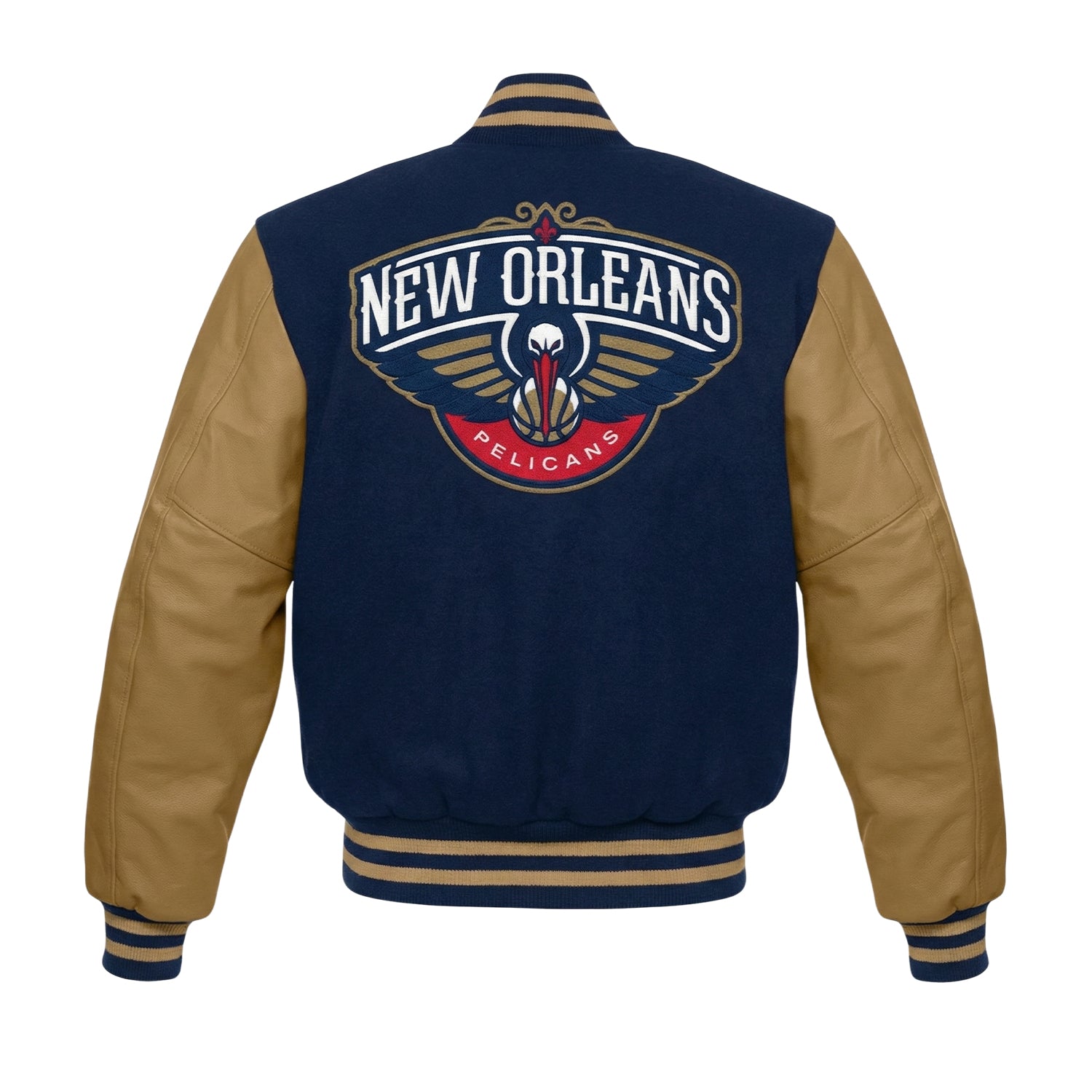 NBA Women's New Orleans Pelicans Varsity Jacket (Back)