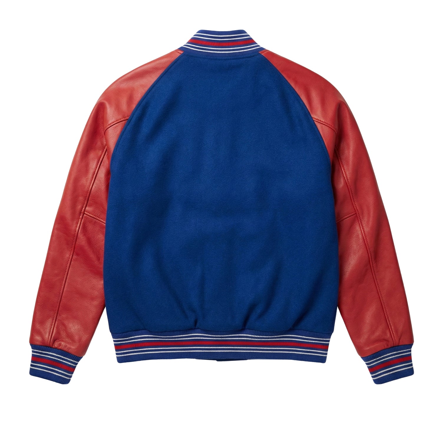 NFL Men's 1939 NY Giants Blue and Red Varsity Jacket (Back)