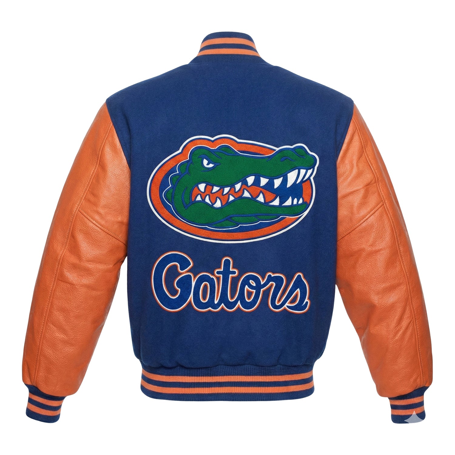 NFL Men's Florida Gators Orange & Blue Varsity Jacket (Back)