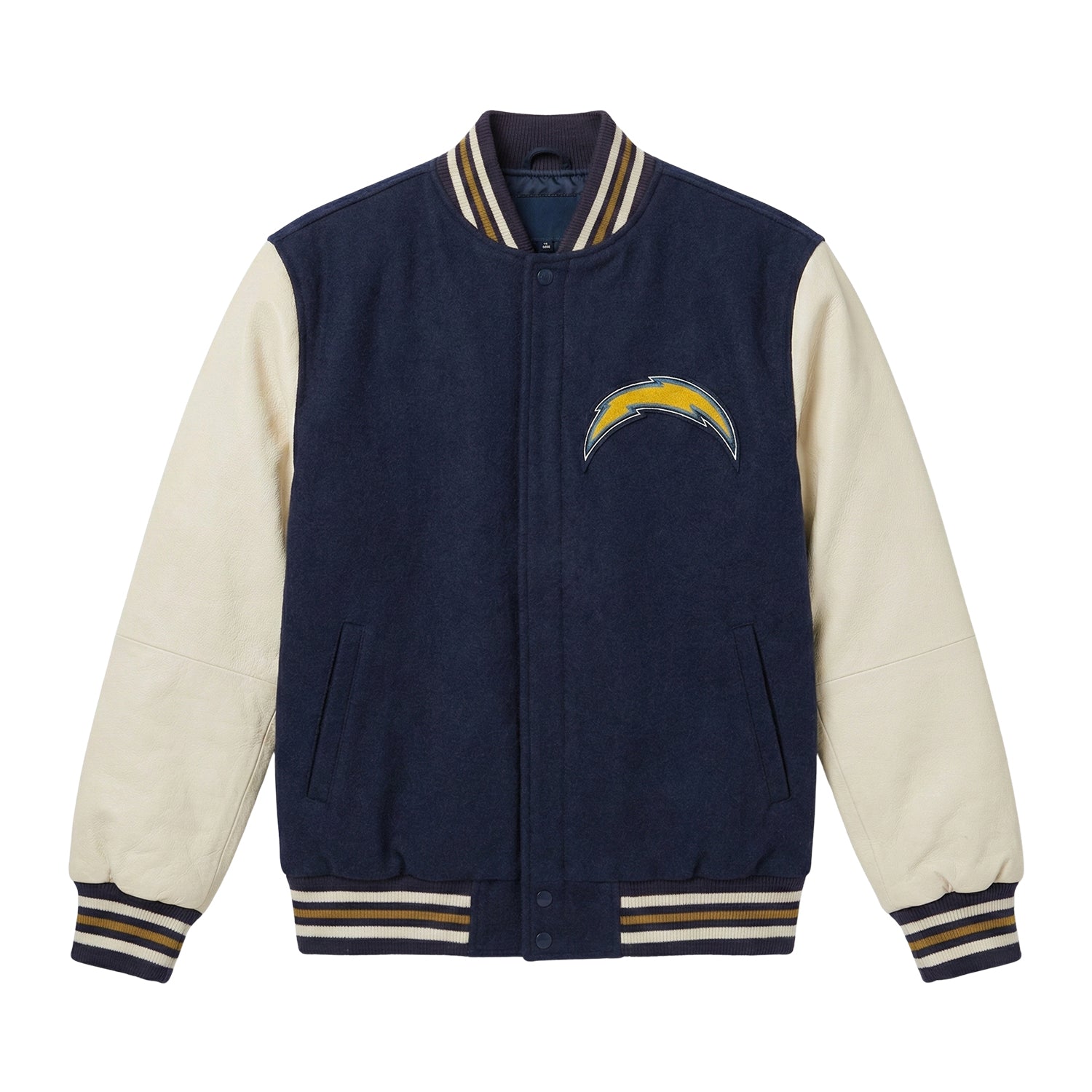 NFL Men's Los Angeles Chargers Navy & White Varsity Jacket