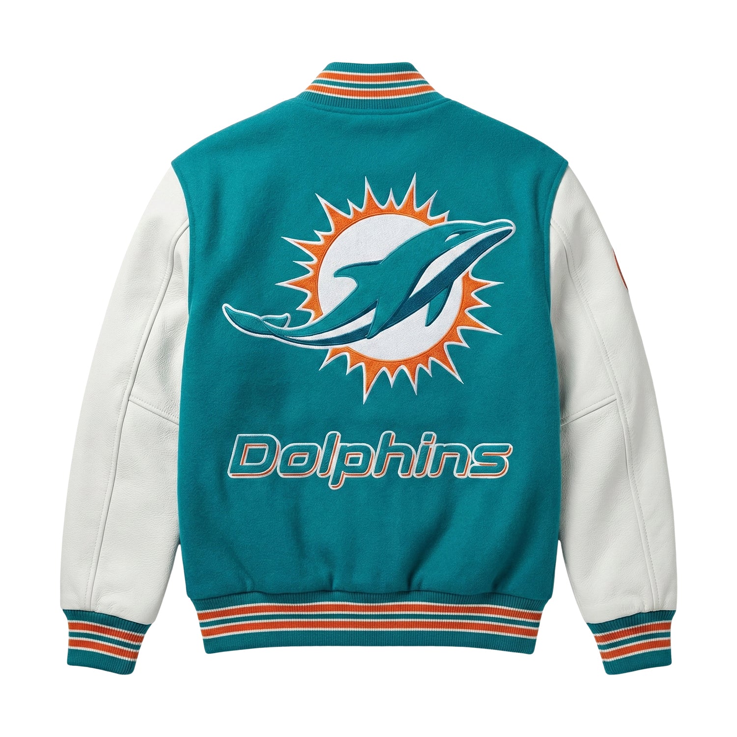 NFL Men's Miami Dolphins Varsity Jacket (Back)