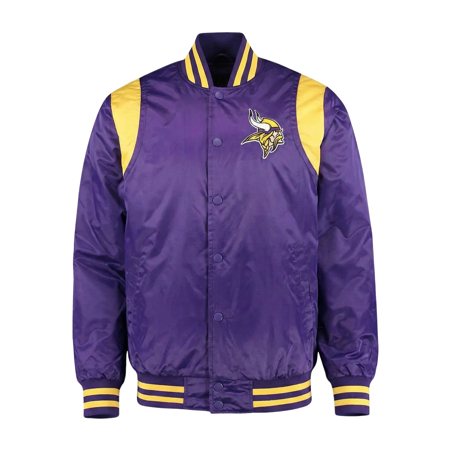 NFL Men's Minnesota Vikings Purple Varsity Jacket