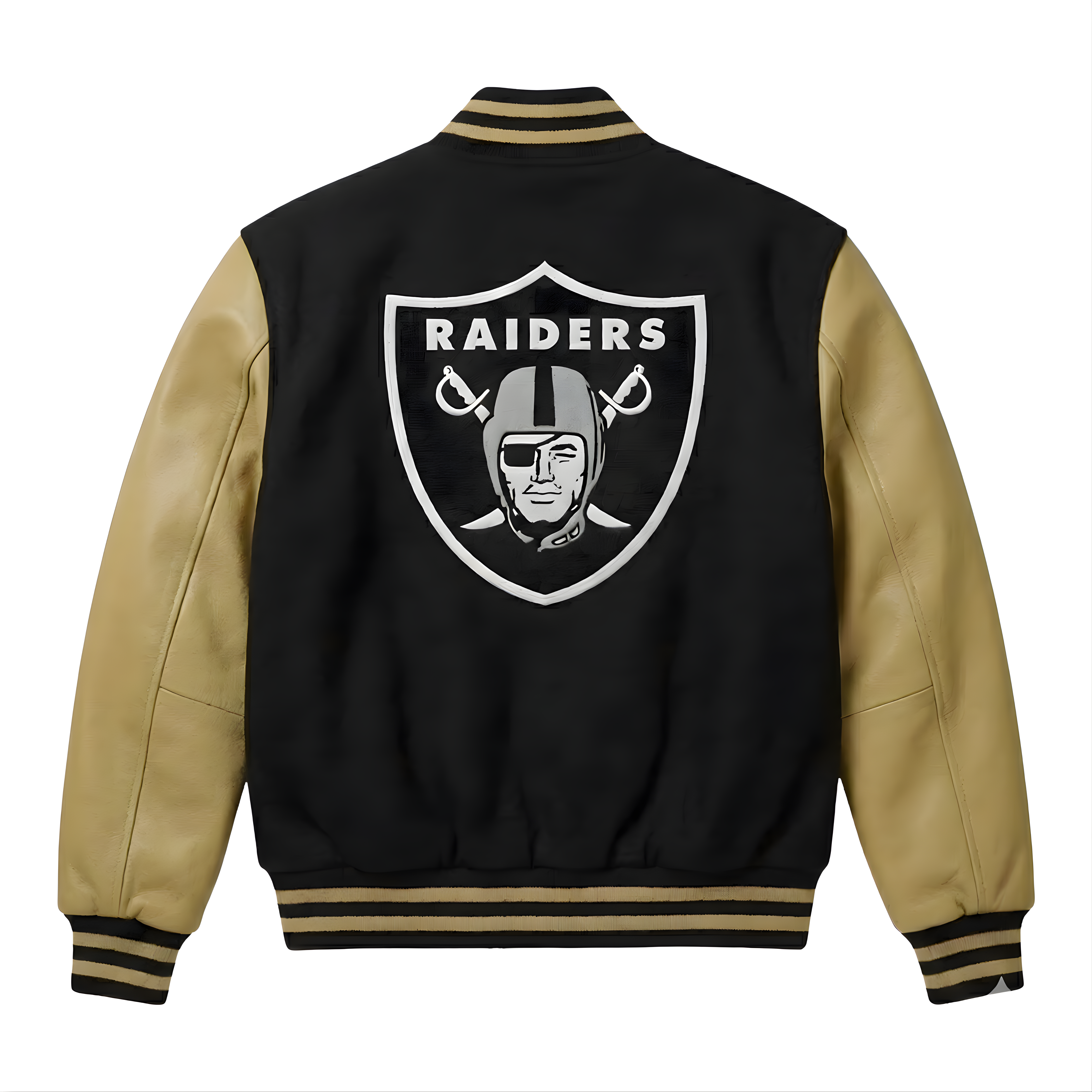 NFL Men's Oakland Las Vegas Raiders Varsity Jacket (Back)