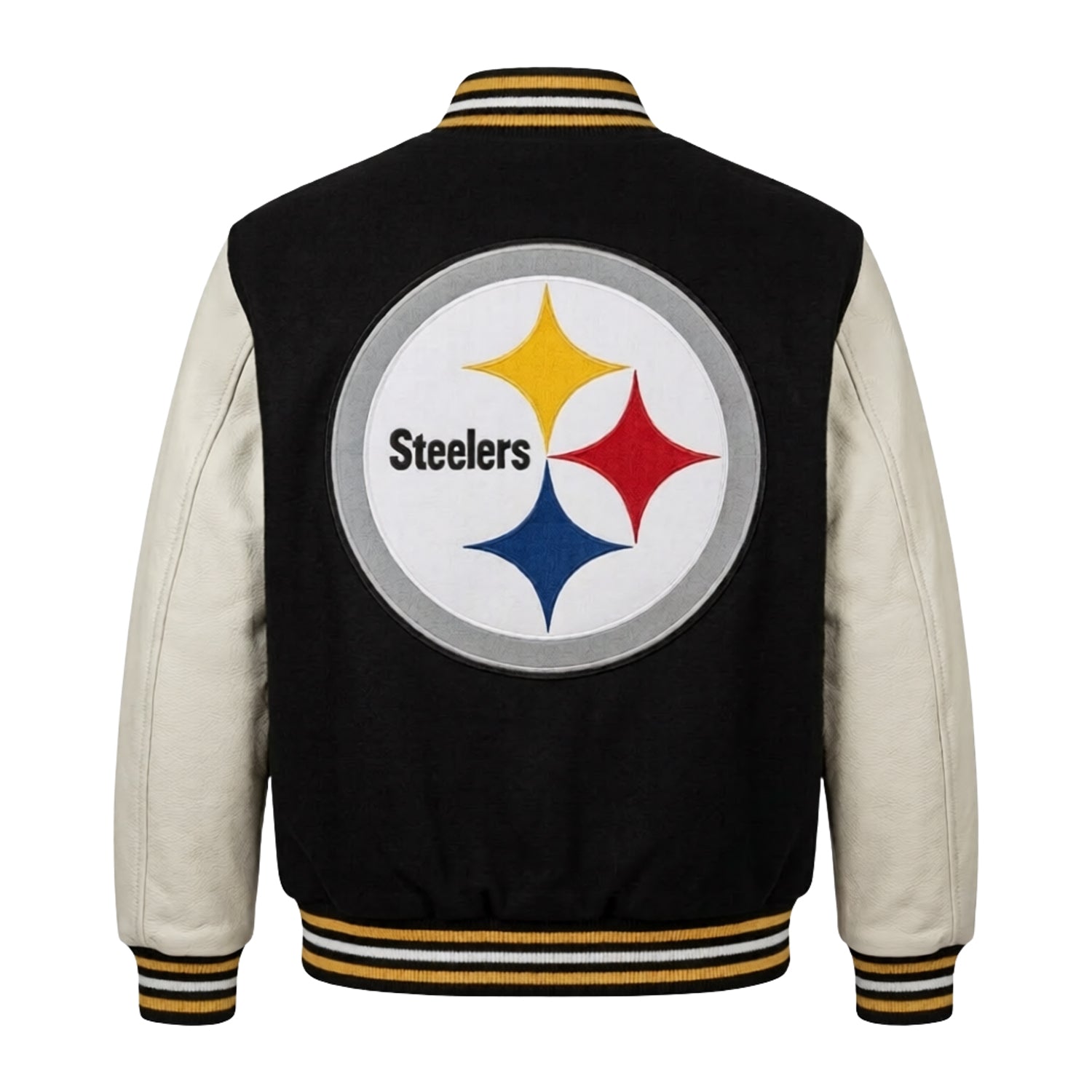 NFL Men's Pittsburgh Steelers Varsity Jacket (Back)
