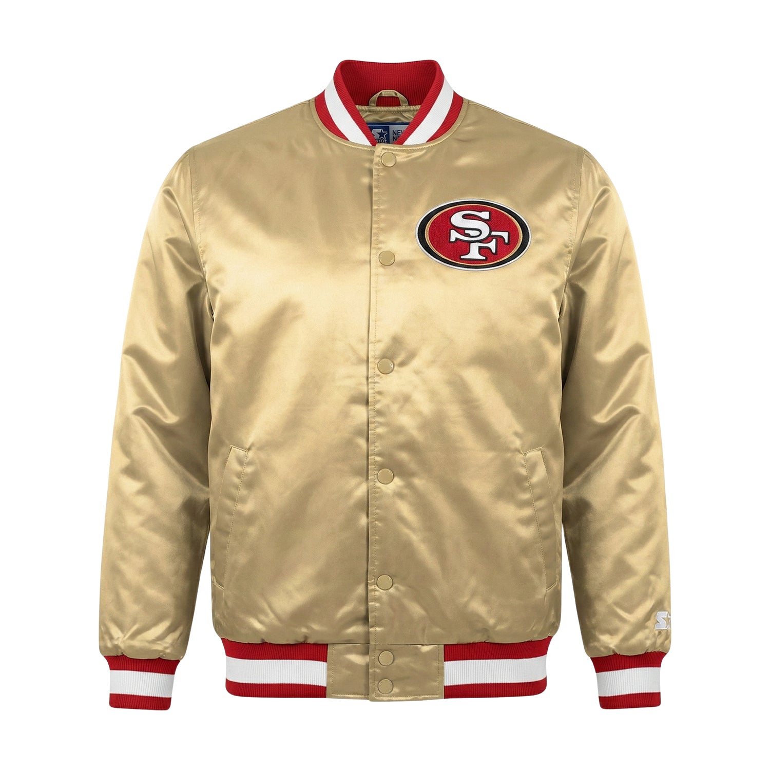 NFL Men's San Francisco 49ers Gold Varsity Jacket