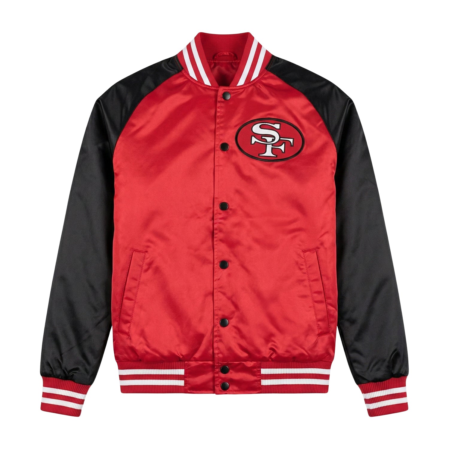 NFL Men's San Francisco 49ers Red Varsity Jacket