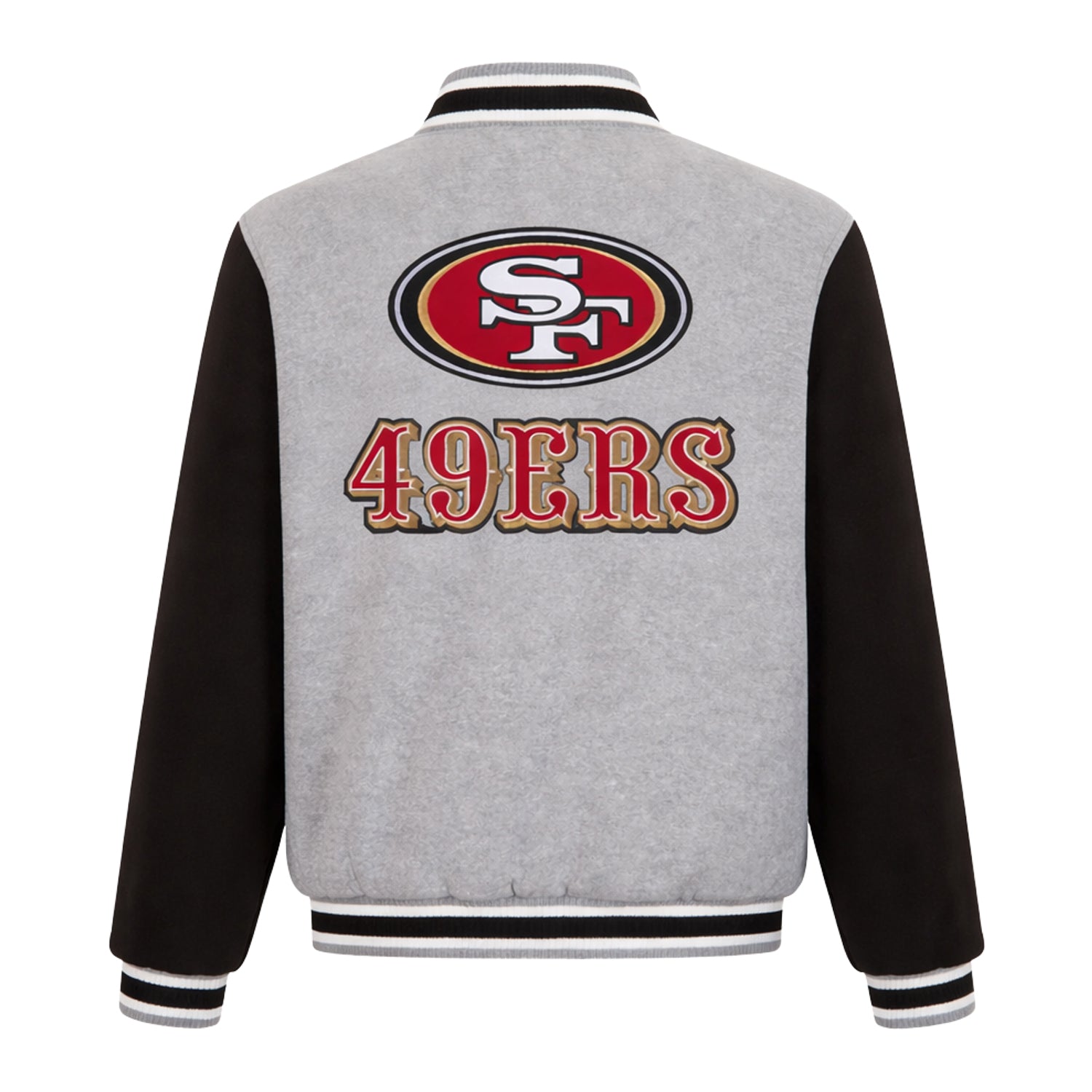 NFL Men's San Francisco 49ers Wool Varsity Jacket (Back)