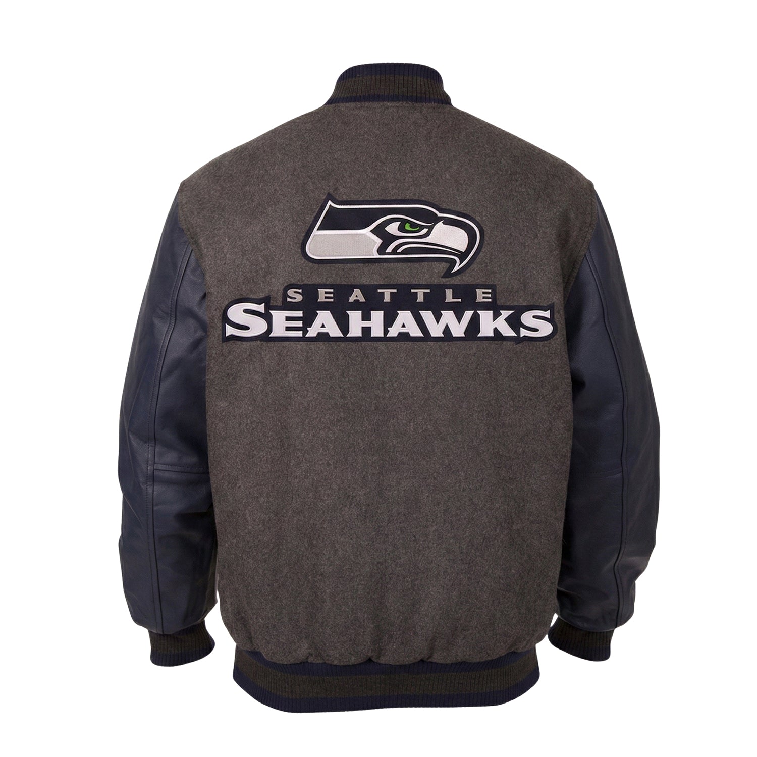 NFLMen_sSeattleSeahawksCharcoalVarsityJacket_Back