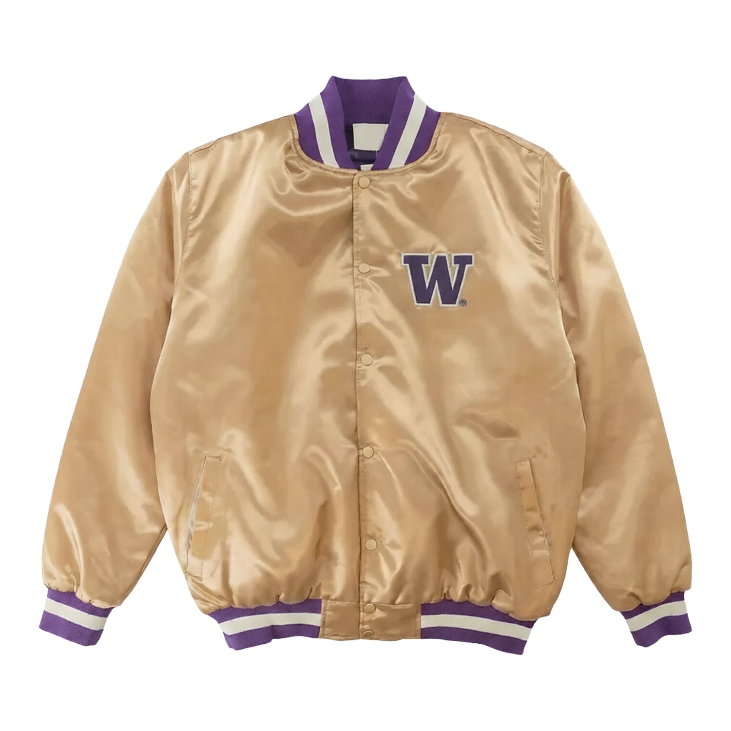 NFL Men's Washington Huskies Golden Varsity Jacket