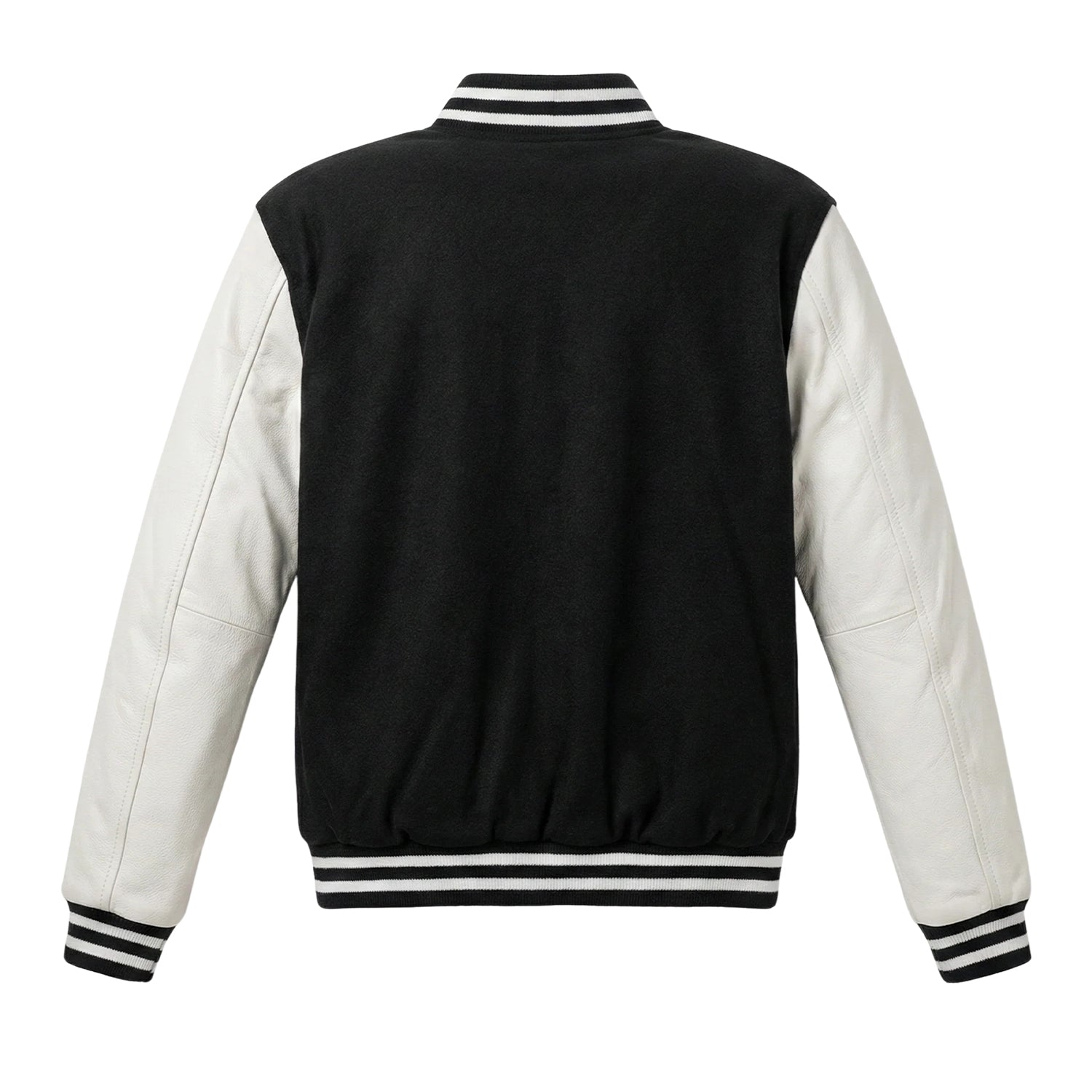 NFL Women's Baltimore Ravens Black and White Varsity Jacket (Back)
