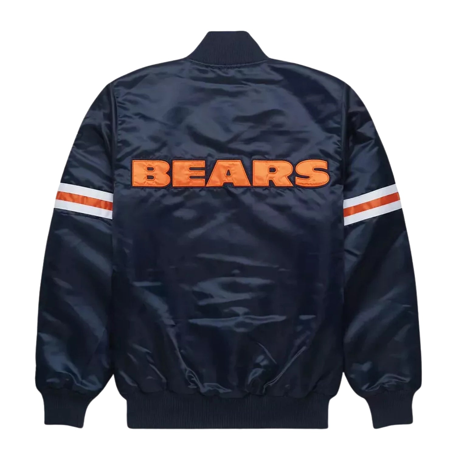 NFL Women's Chicago Bears Navy Blue Varsity Jacket (Back)