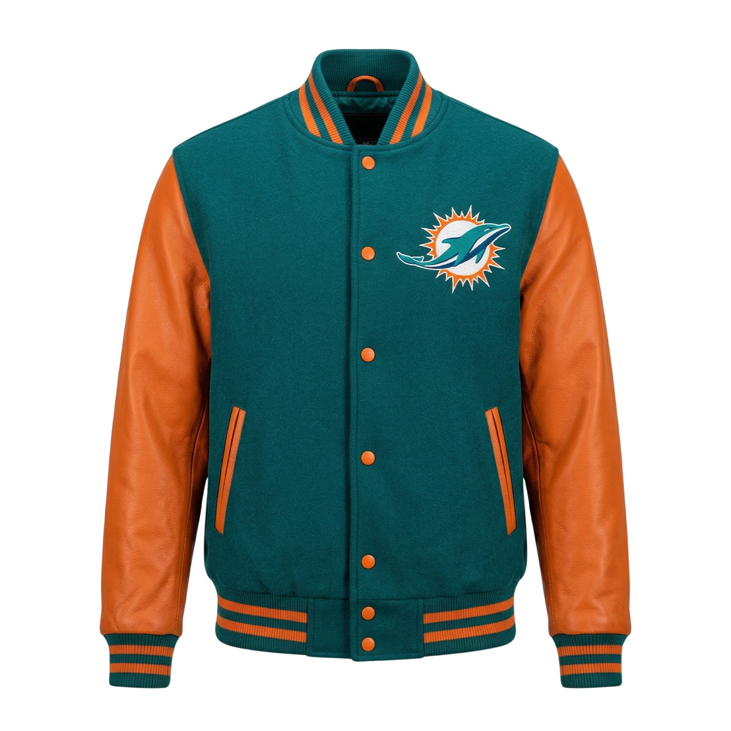 NFL Women's Miami Dolphins Varsity Jacket