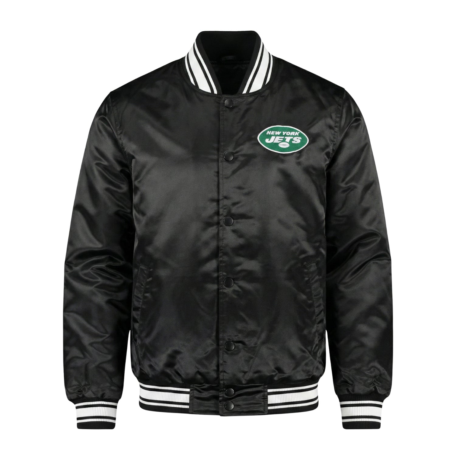 NFL Women's New York Jets Black Varsity Jacket