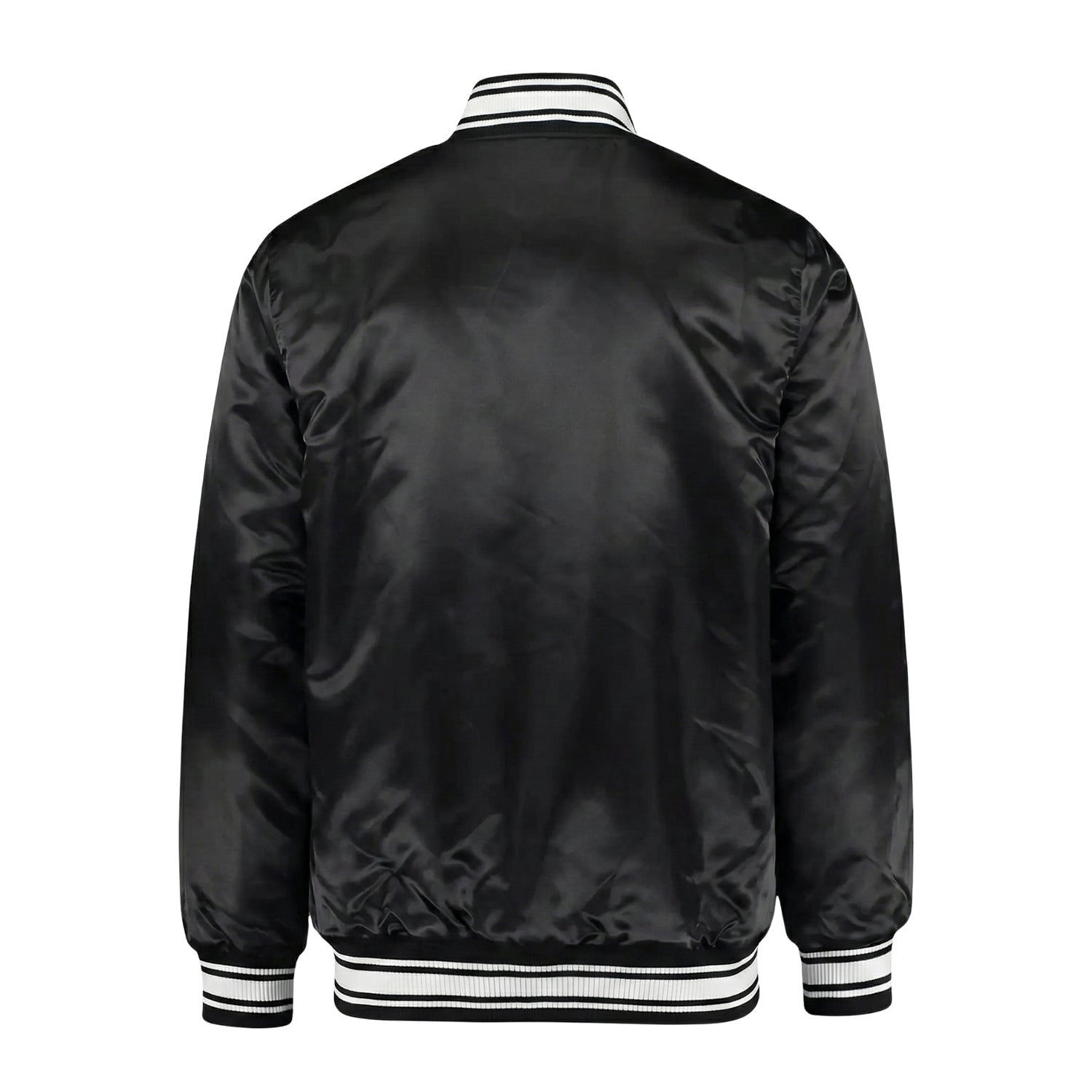 NFL Women's New York Jets Black Varsity Jacket (Back)