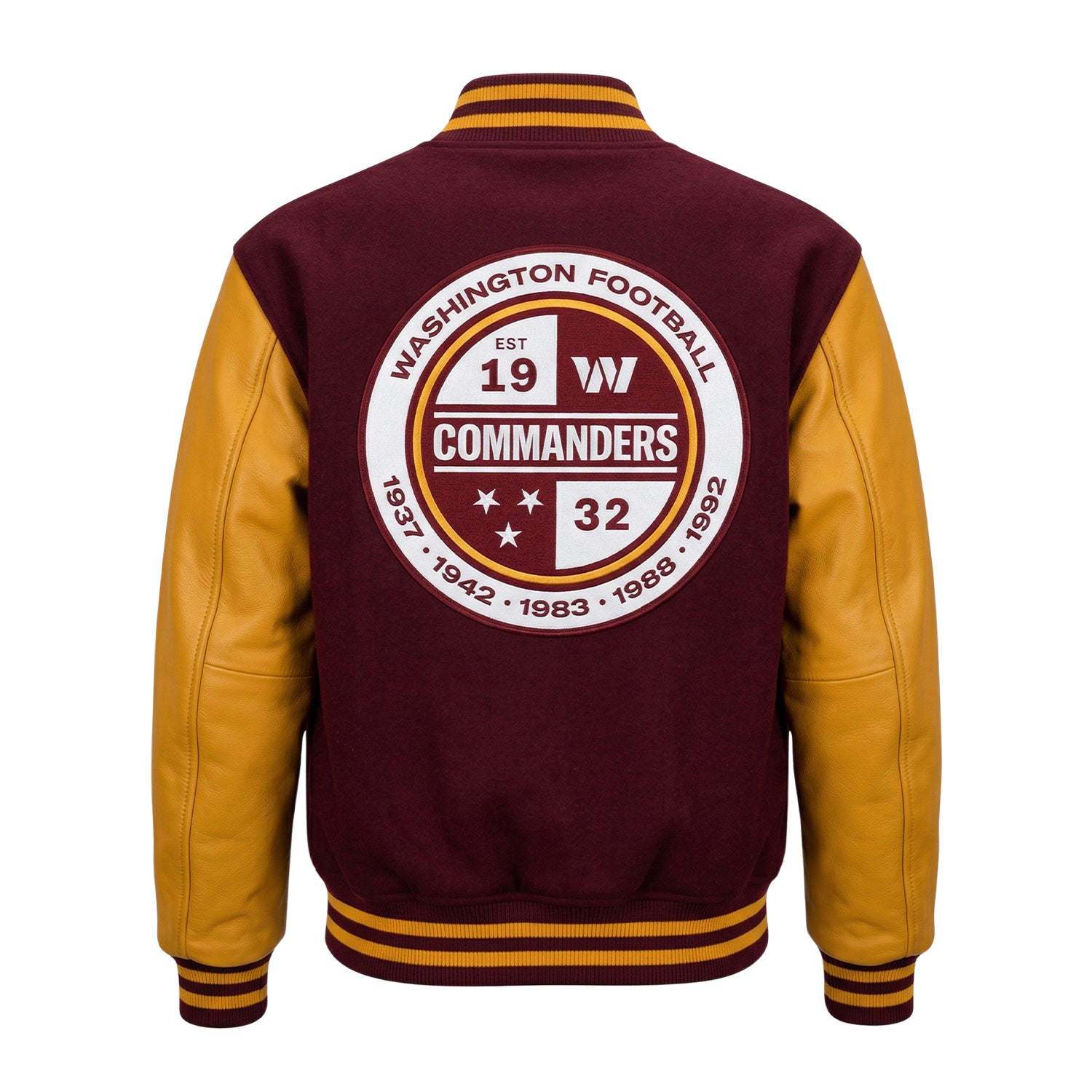 NFL Women's Washington Commanders Varsity Jacket (Back)