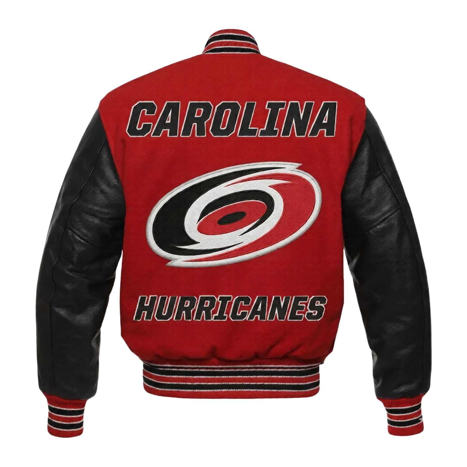 NHL Men's Carolina Hurricanes Varsity Jacket (Back)