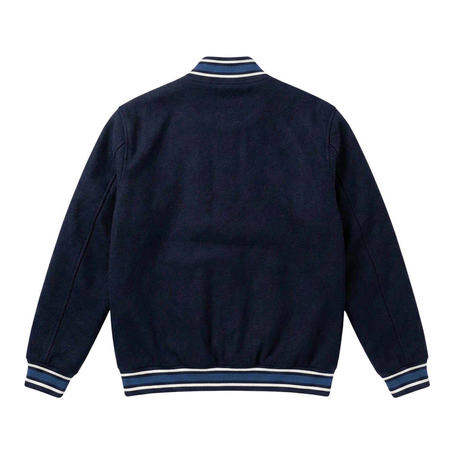 NHL Men's Colorado Avalanche Navy Blue Varsity Jacket (Back)