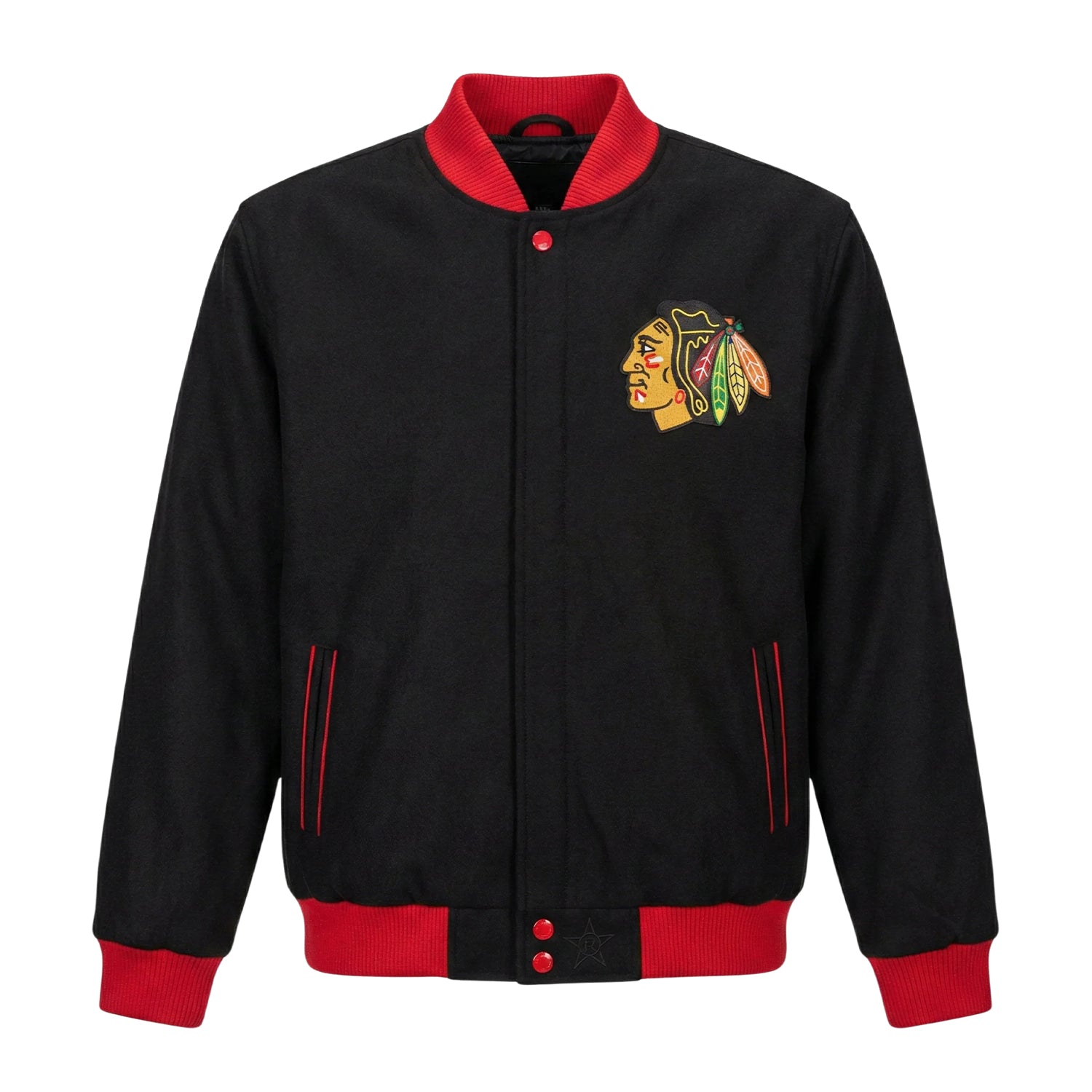 NHL Women's Chicago Blackhawks Varsity Jacket