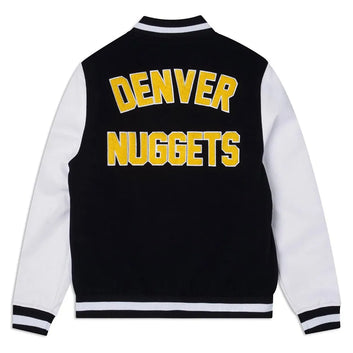 Denver Nuggets Western Conference Black & White Varsity Jacket -  NBA