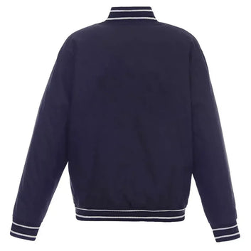 Letterman New York Islanders Navy All Wool Varsity Jacket - NHL
