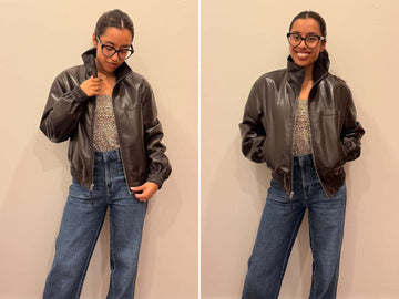 How to Style a Leather Bomber Jacket in 2025