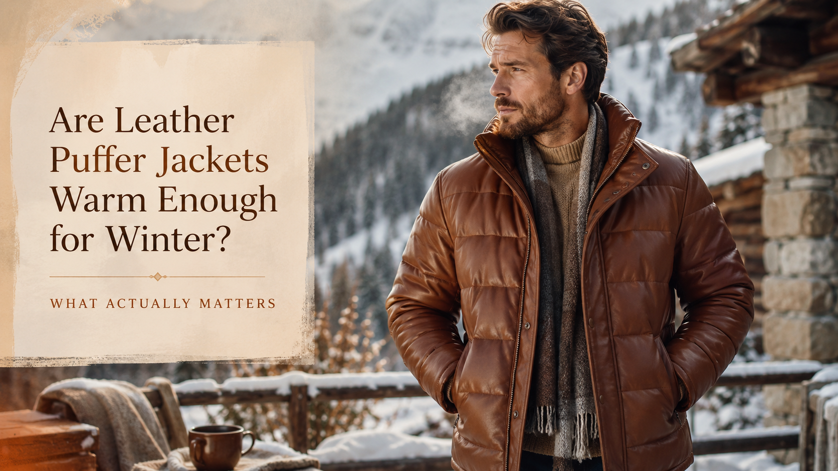 Are Leather Puffer Jackets Warm Enough for Winter