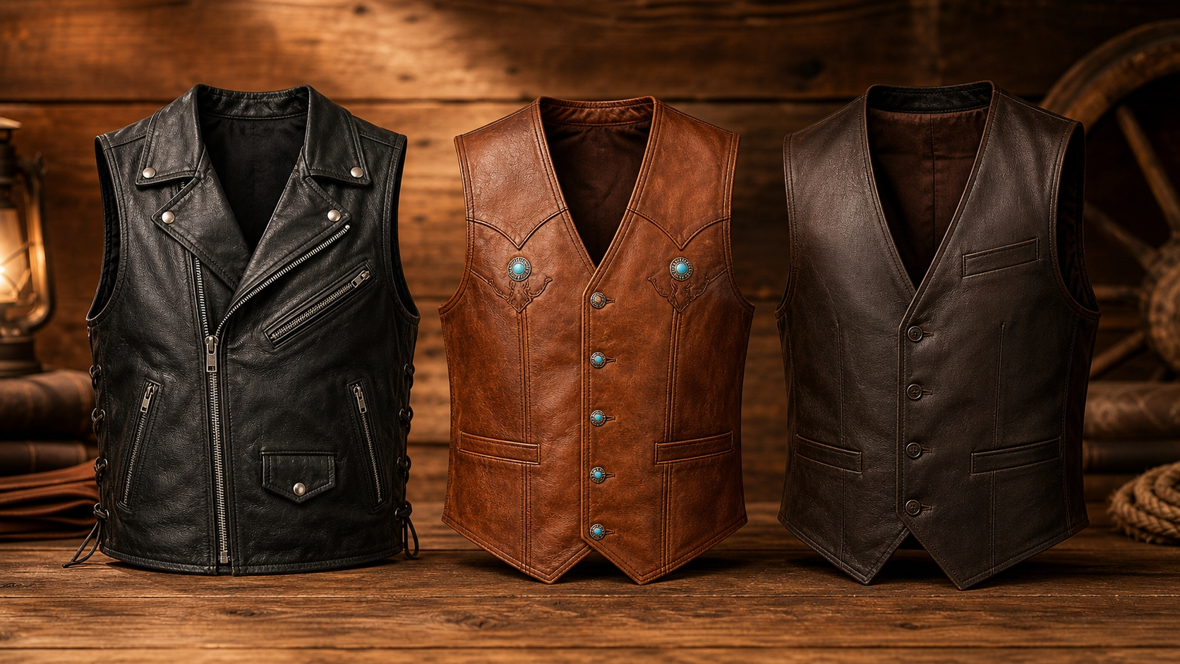 Men’s Leather Vest Buying Guide Biker, Western or Classic 