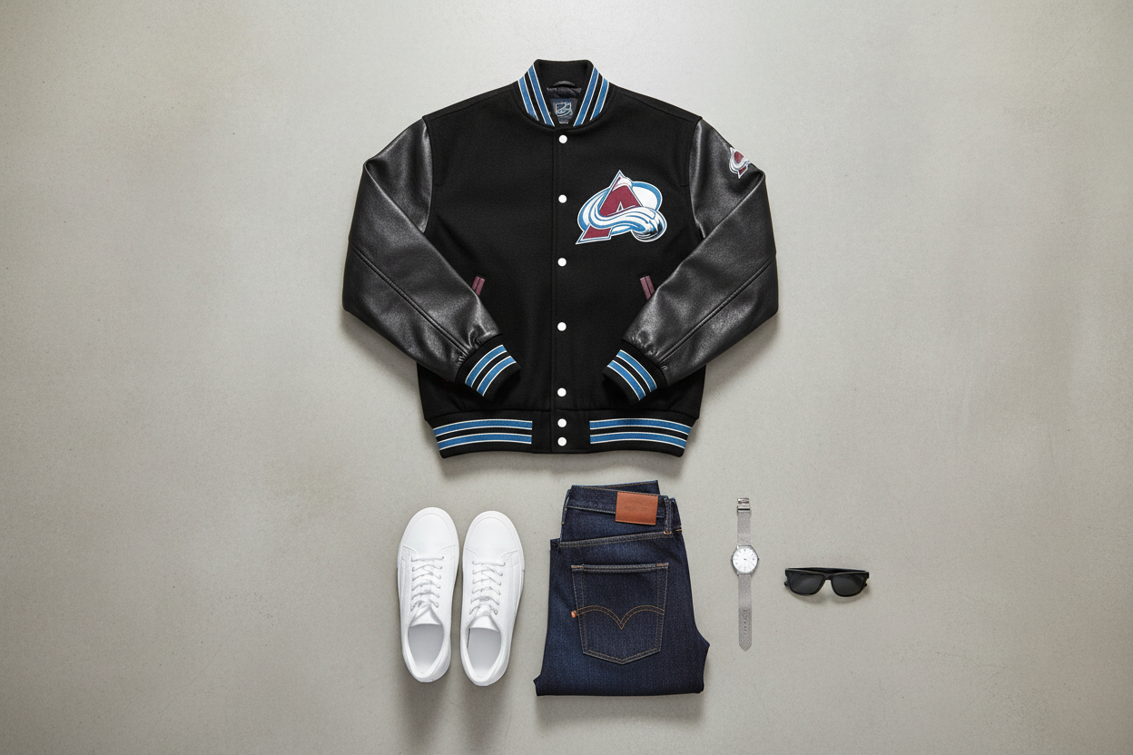NHL Varsity Jacket Outfit Ideas for Men: How to Style Hockey Jackets