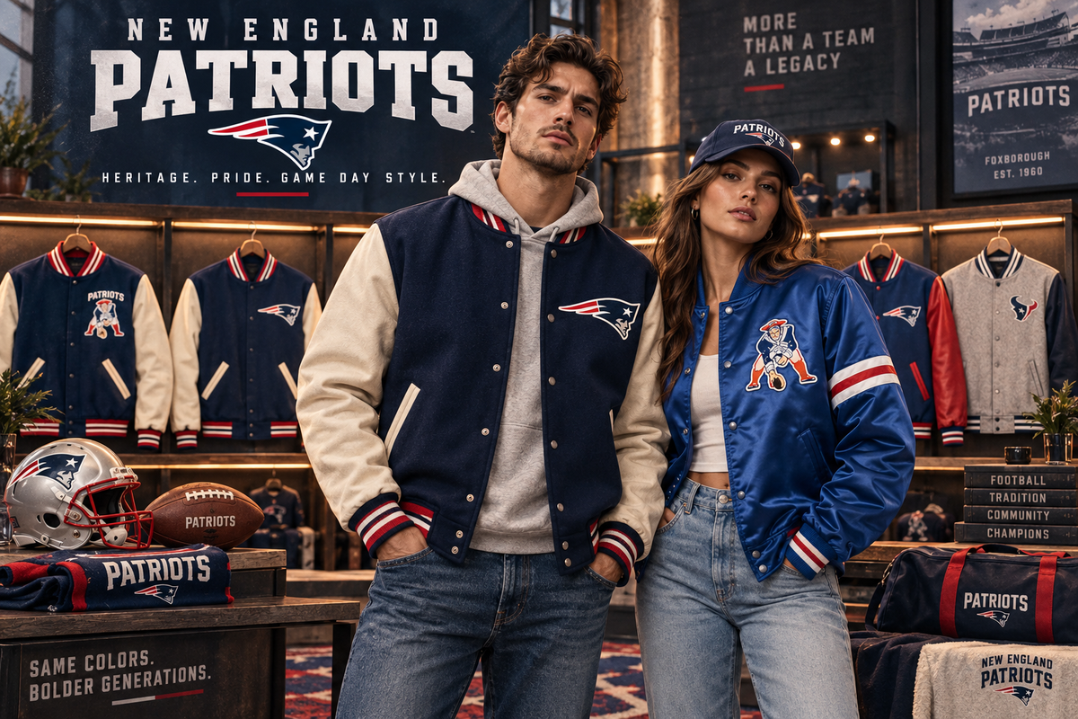 New England Patriots Varsity Jackets Collection - Leather Nativ.