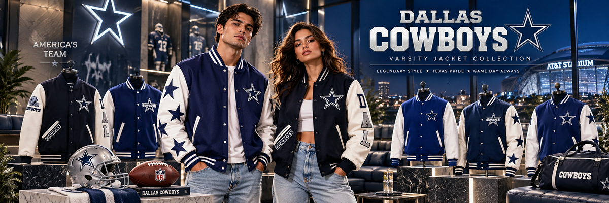 Dallas Cowboys Varsity Jackets Collection - Leather Nativ.