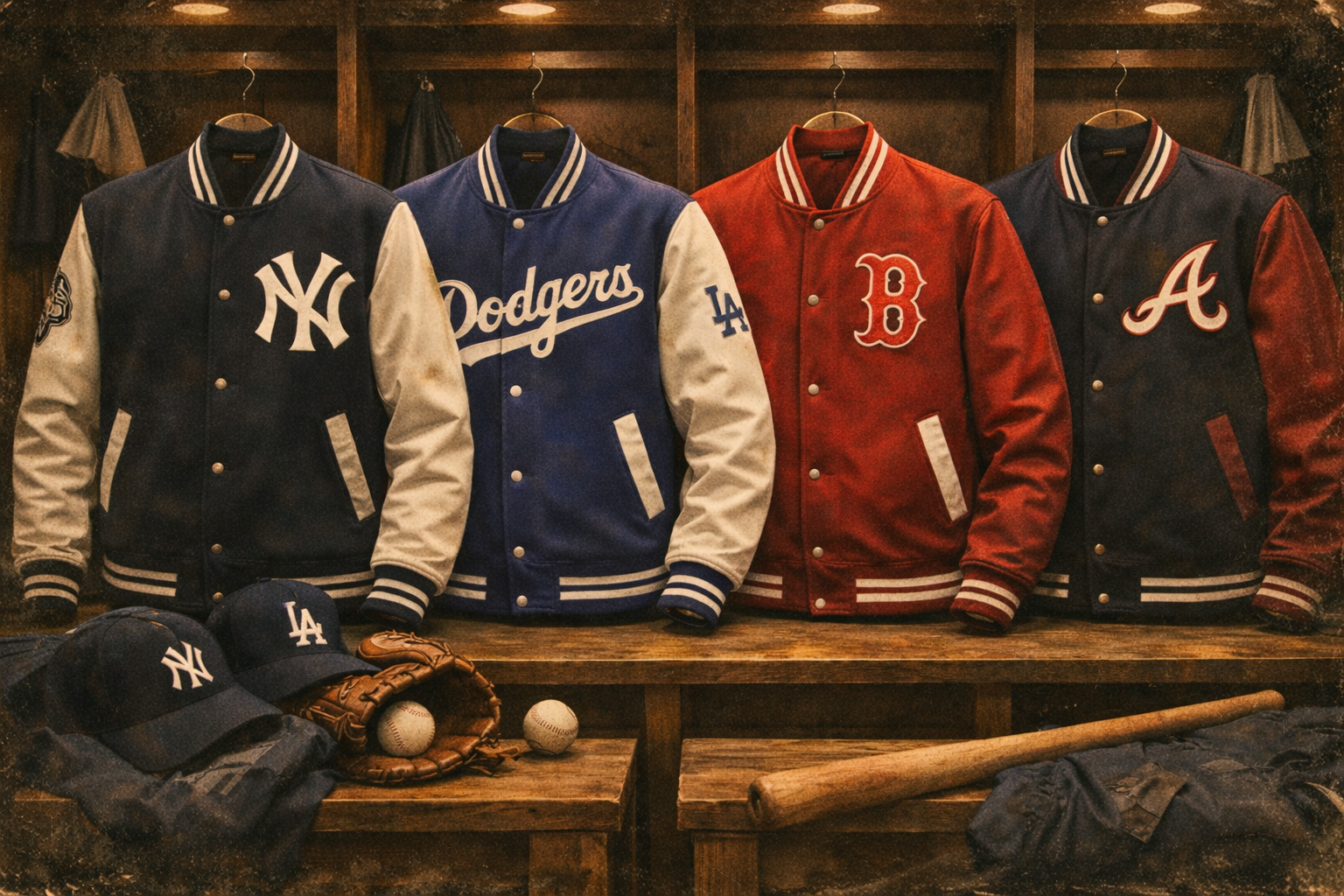 Men’s MLB Varsity & Letterman Jackets at Leather Nativ