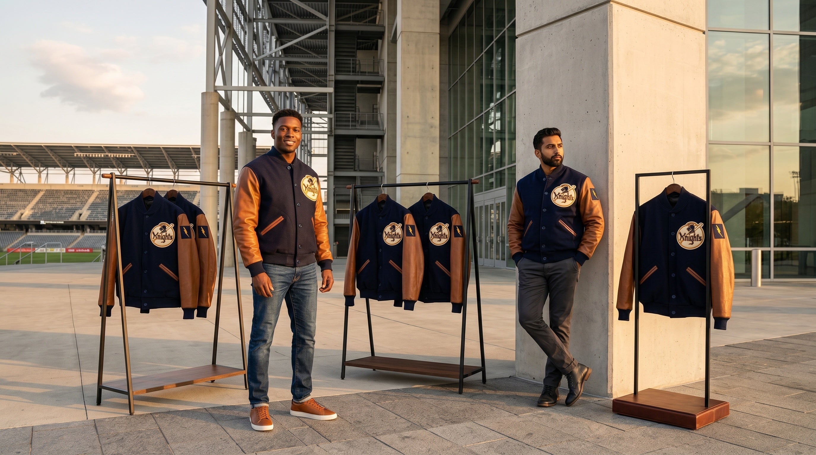 MLR-inspired team varsity jackets for men by Leather Nativ