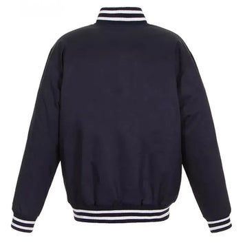 Letterman Montreal Canadiens Navy-All Wool Varsity Jacket - NHL