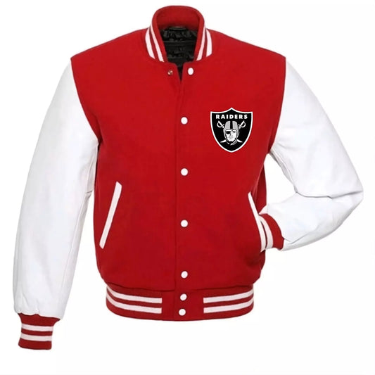 NFL - Philadelphia Eagles Green Wool Letterman Varsity Jacket With Real Leather Sleeve
