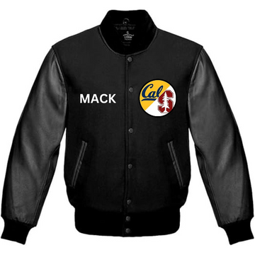 Men House Divided Two Custom Black Varsity Jackets - NBA